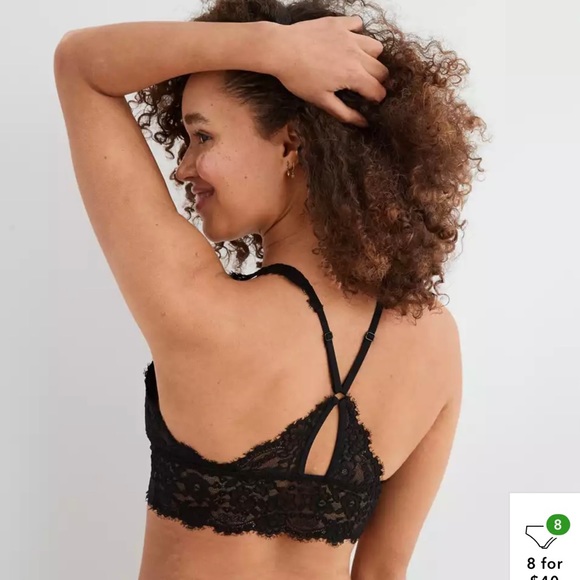 Aerie eyelash lace racerback bralette - Picture 2 of 13